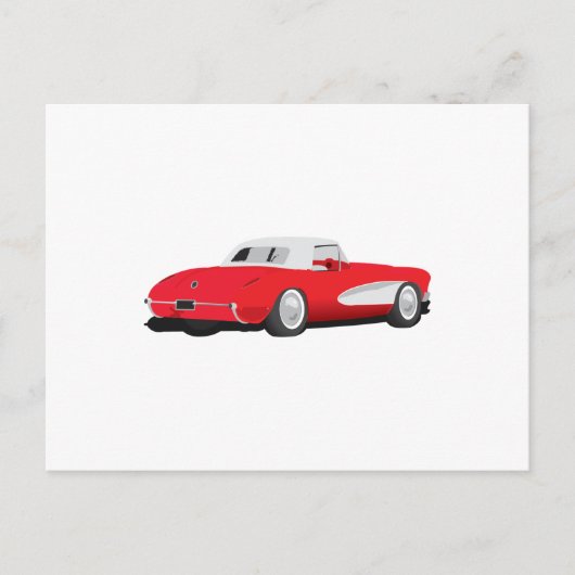 Korvette von 1959 postkarte (Vorderseite)