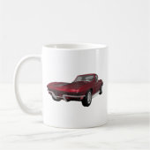 Korvette von 1967: Sportwagen: Candy Apple Finish: Kaffeetasse (Links)