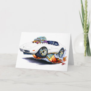 Korvette-Weiß-Auto 1973-76 Karte