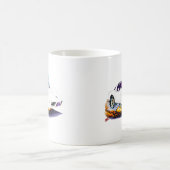 Korvette-Weiß-Auto 1977-79 Kaffeetasse (Mittel)