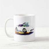Korvette-Weiß-Auto 1977-79 Kaffeetasse (Links)
