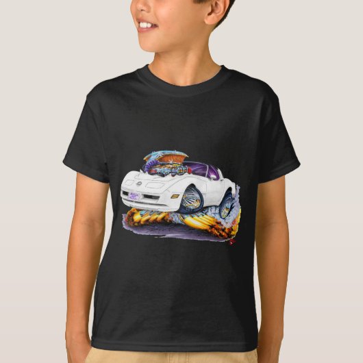 Korvette-Weiß-Auto 1980-82 T-Shirt (Vorderseite)