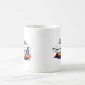 Korvette-Weiß-Auto 1984-93 Kaffeetasse (Mittel)