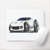Korvette-Weiß-Auto 2005-09 Mousepad (Mit Mouse)