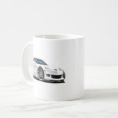 Korvette-Weiß-Auto 2010-12 Kaffeetasse (Vorderseite Links)