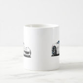 Korvette-Weiß-Auto 2010-12 Kaffeetasse (Mittel)