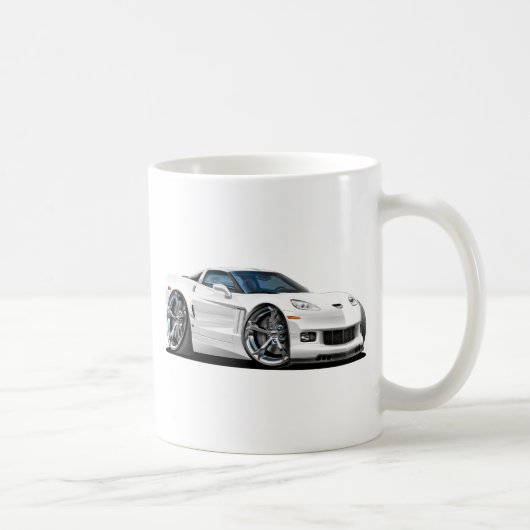Korvette-Weiß-Auto 2010-12 Kaffeetasse (Rechts)