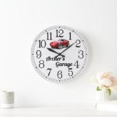 Korvettengarage Große Wanduhr (Zuhause)