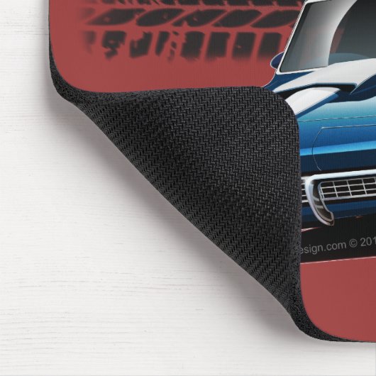 Korvettestingray-Mausunterlage 1967 Mousepad (Ecke)