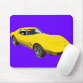 Korvettestingray-Sport-Auto 1975 Mousepad (Mit Mouse)