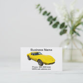 Korvettestingray-Sport-Auto 1975 Visitenkarte (Stehend Vorderseite)