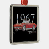 Korvettestingray-Weihnachtsverzierung 1967 Ornament Aus Metall (Rechts)