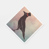 Korviden - Tophat Blackbird Raven Serviette (Ecke)