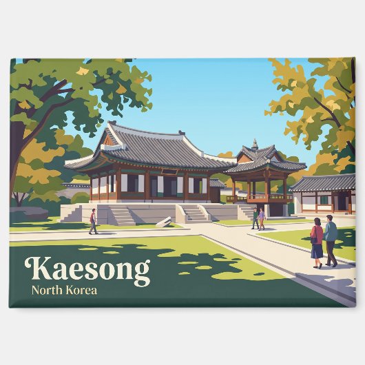 Koryo Museum Nordkorea Magnet (Vorderseite)