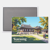 Koryo Museum Nordkorea Magnet (Vorderseite/Rückseite)