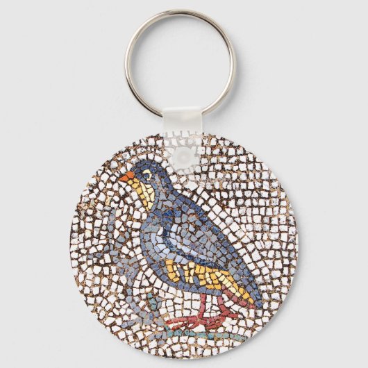 Kos Bird Mosaic Schlüsselanhänger (Vorderseite)