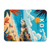 Kos Griechenland Reisen Kunst Vintag Magnet (Horizontal)