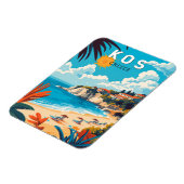 Kos Griechenland Reisen Kunst Vintag Magnet (Linke Seite)