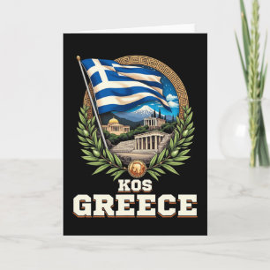 Kos Griechenland Souvenir Griechischer Urlaub Reis Karte