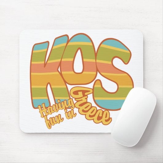 KOS Griechenland-Zollmousepad Mousepad (Mit Mouse)