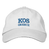 Kos Island Griechenland Custom Hat Bestickte Baseballkappe (Vorderseite)