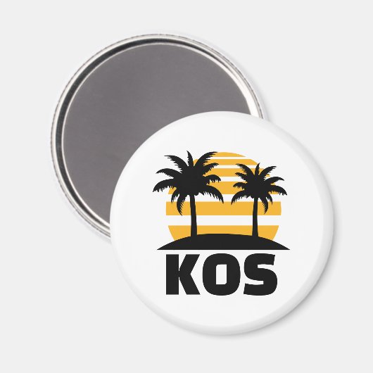 Kos Magnet (Vorderseite/Rückseite)