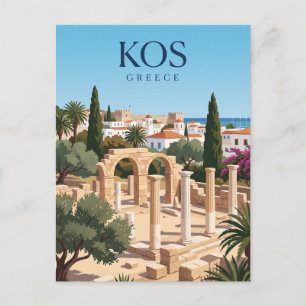 Kos Stadt Griechenland Postkarte