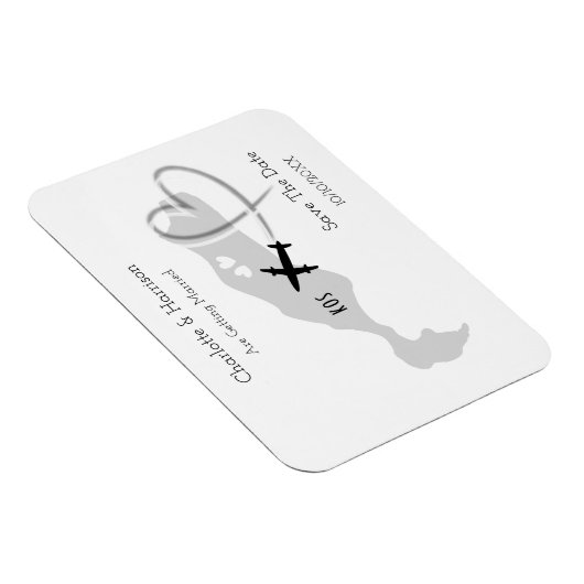 Kos Wedding Destination Save the Date Magnet (Rechte Seite)