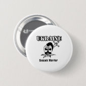 Kosaken-Krieger der Ukraine - Unterstütze die Ukra Button (Vorne & Hinten)