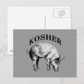 koscher postkarte (Vorne/Hinten)