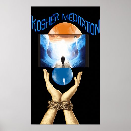 Koschere Meditation Poster (Vorne)