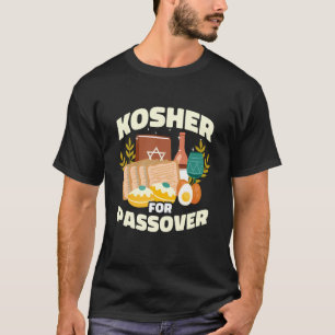 Koschere Speisen für das jüdische Pessach-Fest T-Shirt
