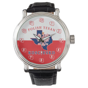 Kosciusko Polnisch Texan Crown Watch Armbanduhr
