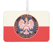 Kosciusko Runde Polnisch Texan Autolufterfrischer (Rückseite)