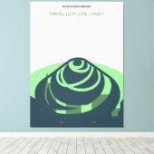 Kosciuszko Mound Leinwanddruck (Insitu (Holzboden))