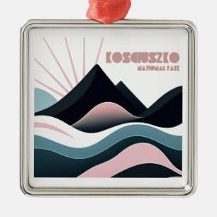 Kosciuszko-Nationalpark Colored Hills Ornament Aus Metall