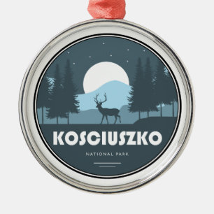 Kosciuszko-Nationalpark-Hirsche Ornament Aus Metall