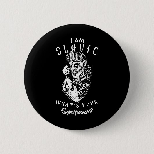 Koshchei Unsterbliche Abstammung Heidentum Ukraine Button (Vorderseite)