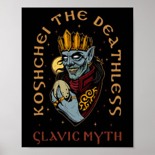 Koshchei Unsterbliche Abstammung Heidentum Ukraine Poster