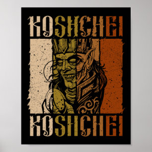 Koshchei Unsterbliche Abstammung Heidentum Ukraine Poster