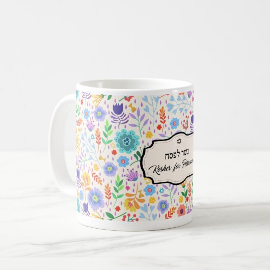 Kosher for Passover Coffee Tasse (Vorderseite Links)