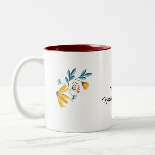 Kosher für Pessach Zweifarbige Tasse (Links)