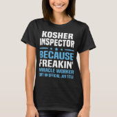 Kosher Inspector T-Shirt (Vorderseite)