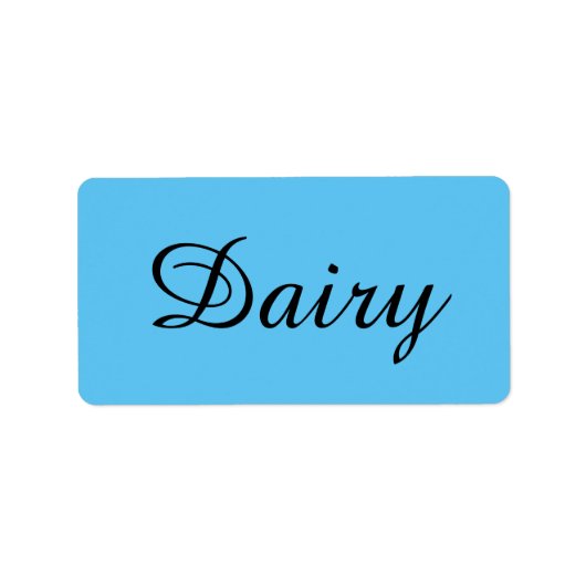 Kosher Kitchen Stickers Labels Milchmilch Milchig Adressaufkleber (Vorne)