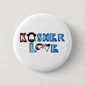 Kosher Liebe Button (Vorderseite)