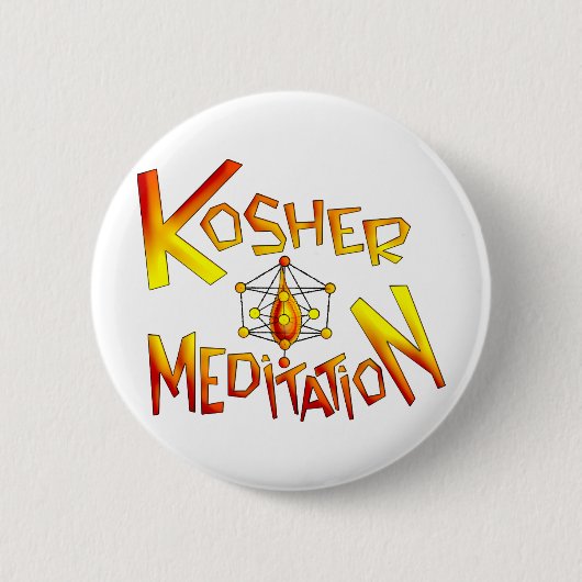 Kosher-Meditation Button (Vorderseite)