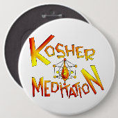 Kosher-Meditation Button (Vorne & Hinten)