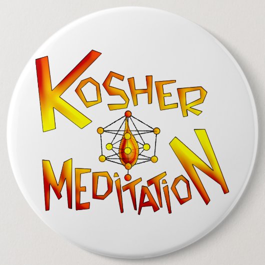 Kosher-Meditation Button (Vorderseite)