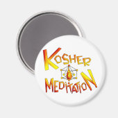 Kosher-Meditation Magnet (Vorderseite/Rückseite)