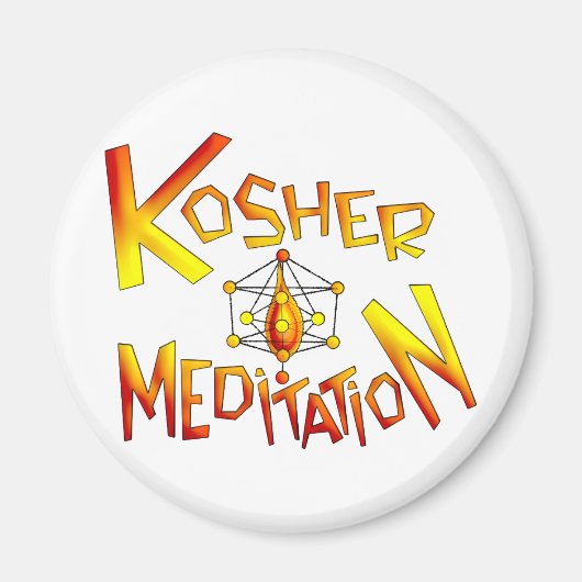 Kosher-Meditation Magnet (Vorne)